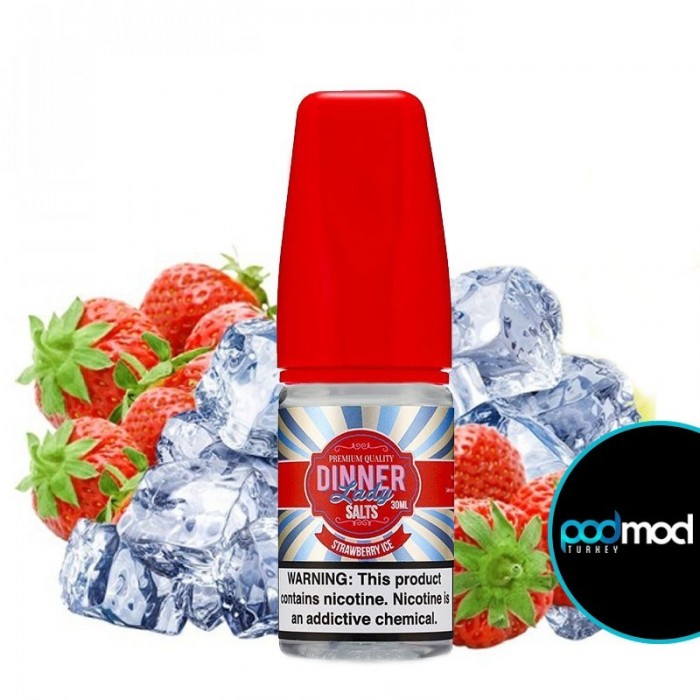 Dinner Lady Strawberry Ice Salt Likit 30ml