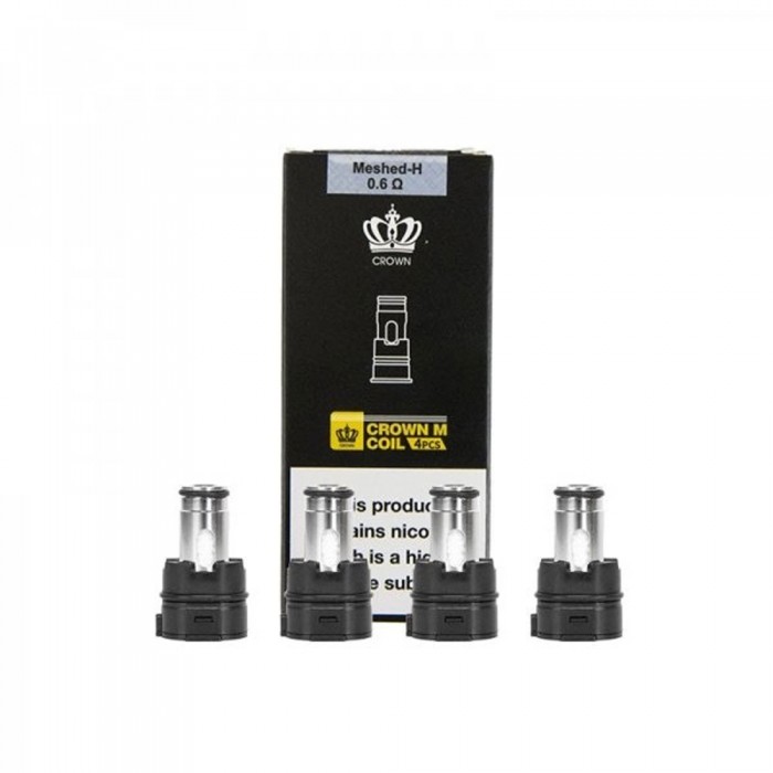 Uwell Crown M Coil 0.6 Ohm Meshed-H yedek kartuş 4'lü paket