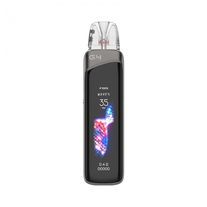 Uwell Caliburn G4 Pro Pod 35W siyah elektronik sigara cihazı.