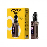 Voopoo Drag 6 Kit kahverengi/bronz elektronik sigara kutusu ve cihazı.