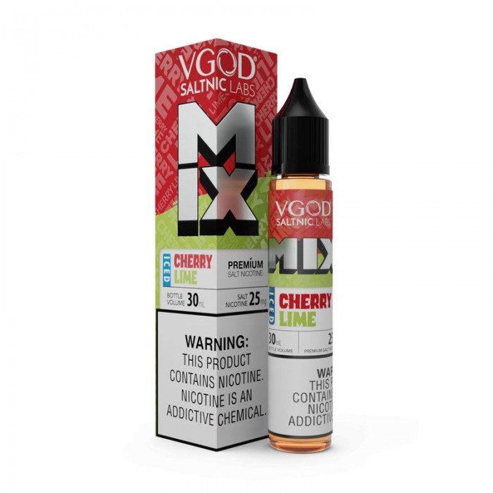 VGOD Saltnic Iced Cherry Lime 25mg 30ml Premium Salt Likit