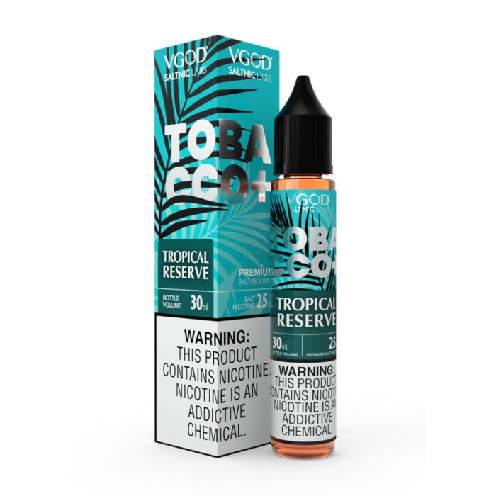 VGOD Tobacco Plus Tropical Reserve Salt Likit 30ml Nikotinli Premium Salt Likit